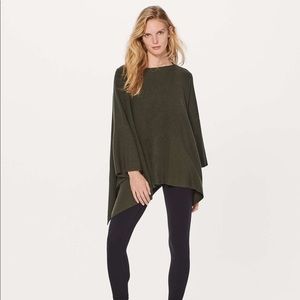 Lululemon wool be cozy poncho